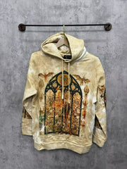 WHO DECIDES WAR Vintage Graphic Hoodie Unisex Oversized Streetwear Pullover Sweatshirt