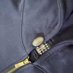 Derschutze Gallery Embroidered Hooded Zip-Up Sweatshirt, Unisex Loose-fitting Casual Cardigan Jacket