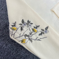 Derschutze Garden of Eden zip-up fleece sweatshirt jacket