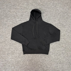 Derschutze Floral Embroidery Hooded Sweatshirt, Loose Fit Sweatpants, Fleece Lined Casual Sports Suit
