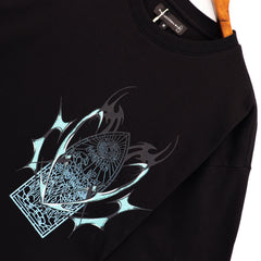 WHO DECIDES WAR Graphic T-Shirt Black Unisex Oversized Streetwear Cotton Tee