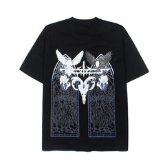 WHO DECIDES WAR Gothic Angel Graphic T-Shirt Unisex Oversized Streetwear Cotton Tee