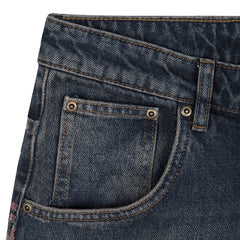 "blossom v2" patchwork Denim dark indigo