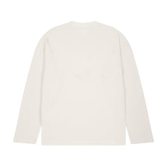 "aziza" waffle Longsleeve off white