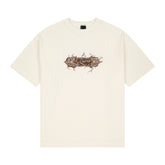 "aziza" waffle T Shirt ecru