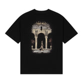 "aziza" waffle T Shirt black