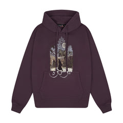 "aziza" Hoodie purple