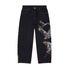 "kyoto" indigo raw Denim