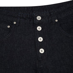 "hellboy" indigo raw bootcut Denim