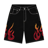 "summer break" black Jorts