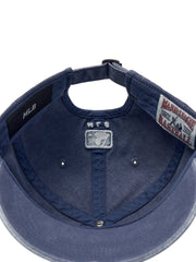Vintage Damage Curve Logo Unstructured Ballcap