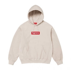 Supreme Box Logo Hooded Sweatshirt - Oat / Natural
