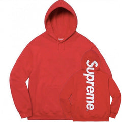 Supreme Vertical Box Logo Hooded Sweatshirt - Red