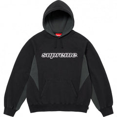 Supreme Outline Hooded Sweatshirt - Black / Charcoal