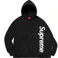 Supreme Vertical Box Logo Hooded Sweatshirt - Black