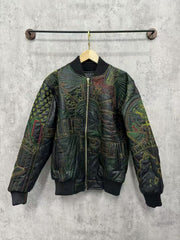 WHO DECIDES WAR Heavy Embroidered Bomber Jacket