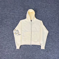 Derschutze Garden of Eden zip-up fleece sweatshirt jacket
