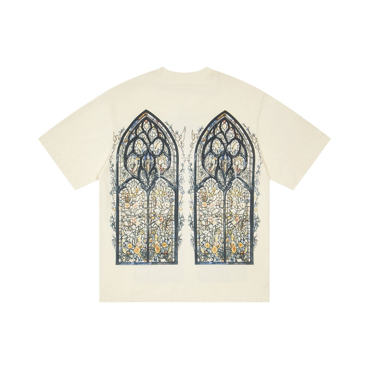 WHO DECIDES WAR Gothic Embroidered Graphic T-Shirt Unisex Oversized Streetwear Cotton Tee