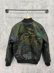 WHO DECIDES WAR Heavy Embroidered Bomber Jacket