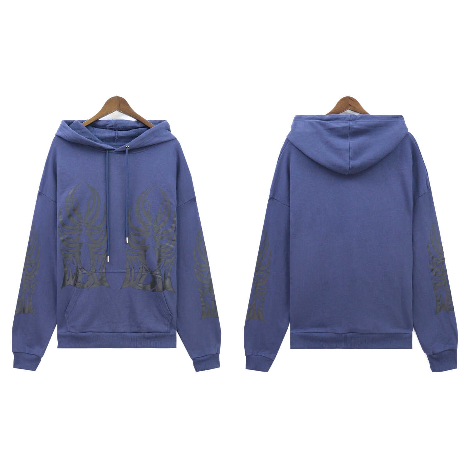 WHO DECIDES WAR Purple Graphic Hoodie Unisex Oversized Streetwear Pullover Sweatshirt