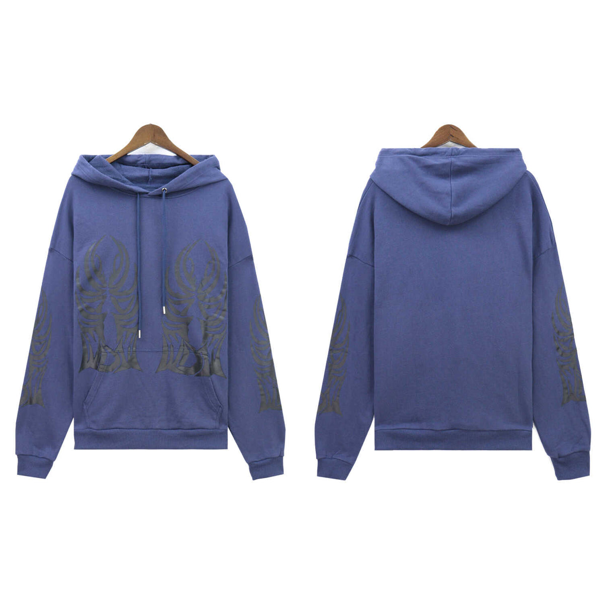 WHO DECIDES WAR Purple Graphic Hoodie Unisex Oversized Streetwear Pullover Sweatshirt