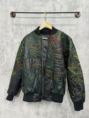 WHO DECIDES WAR Heavy Embroidered Bomber Jacket