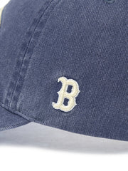 Vintage Damage Curve Logo Unstructured Ballcap