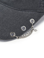 Vintage Cursive Jewelry Unstructured Ballcap
