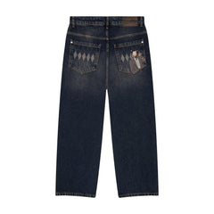 "on air" dark indigo Denim