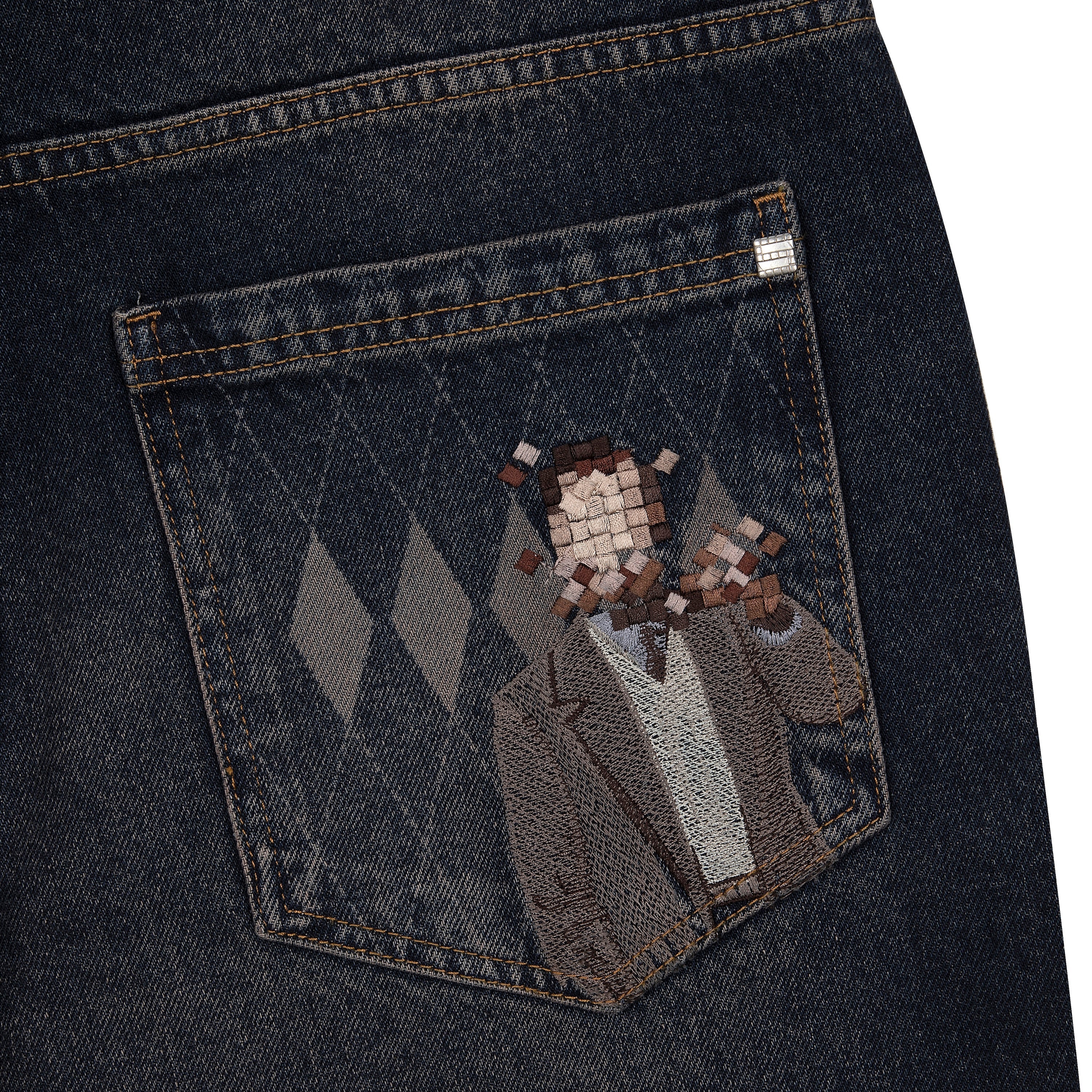 "on air" dark indigo Denim