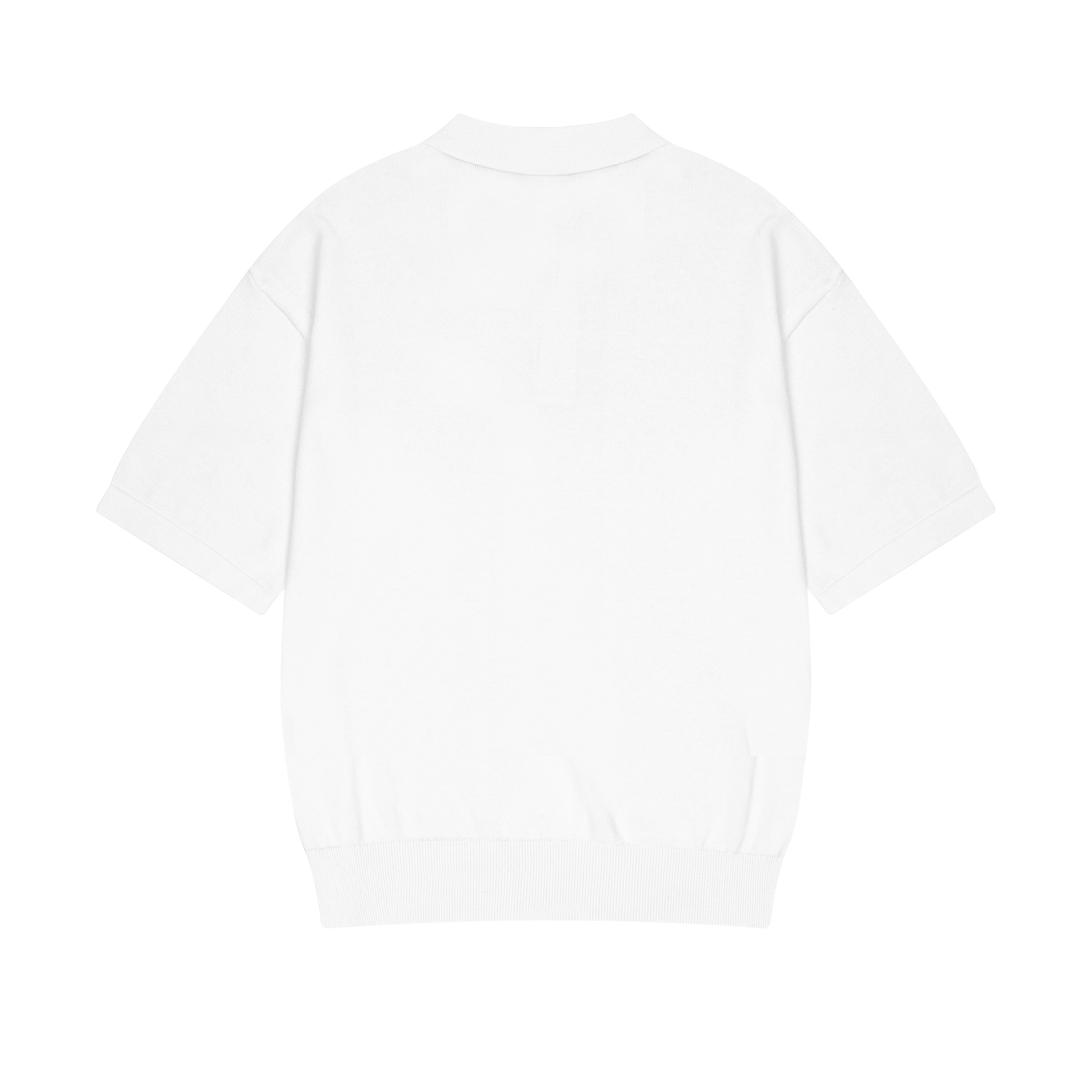 "on air" Polo knit off white