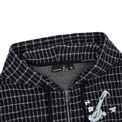 "on air" tweed Zip Up