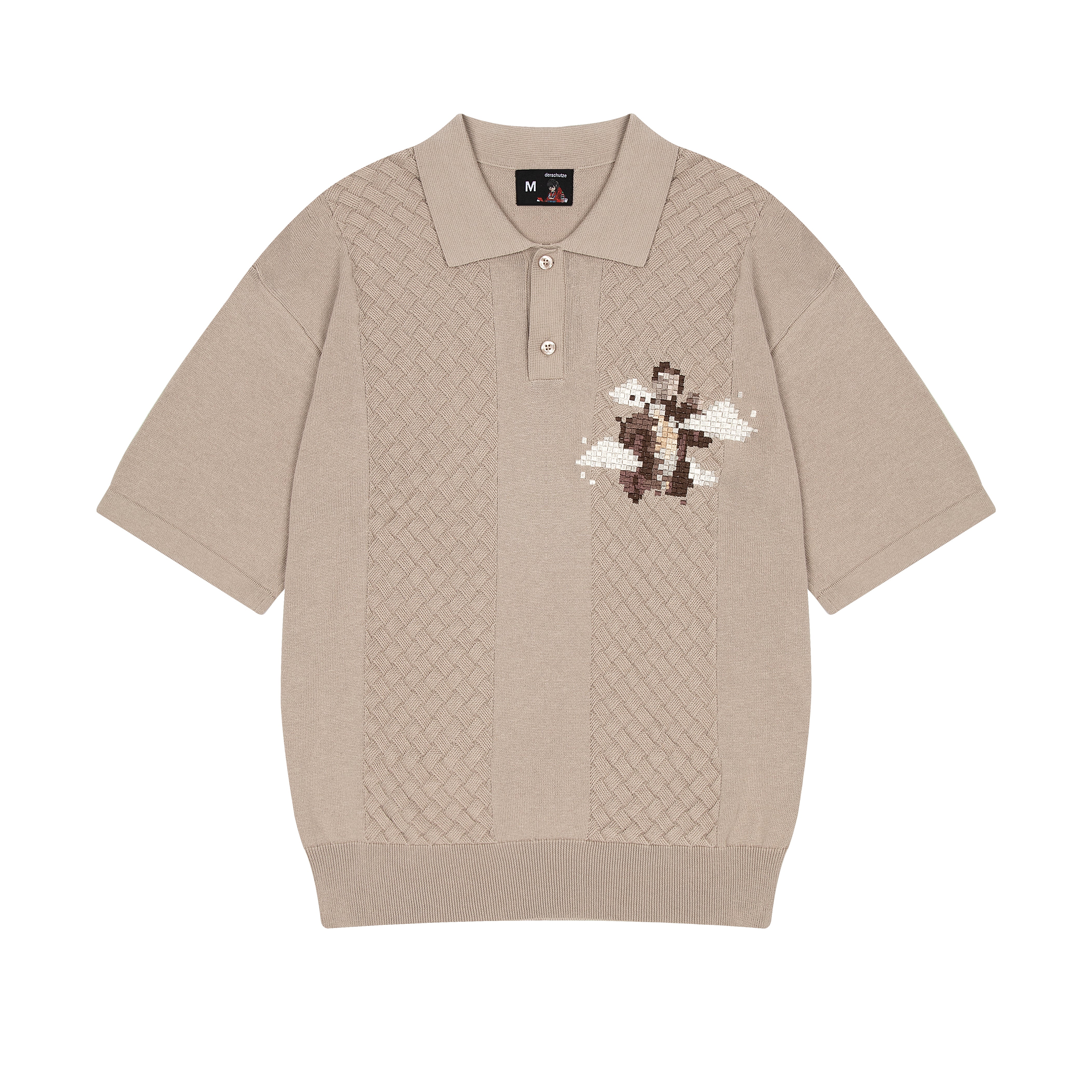 "on air" Polo knit beige