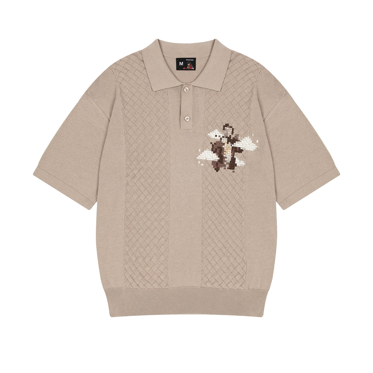 "on air" Polo knit beige