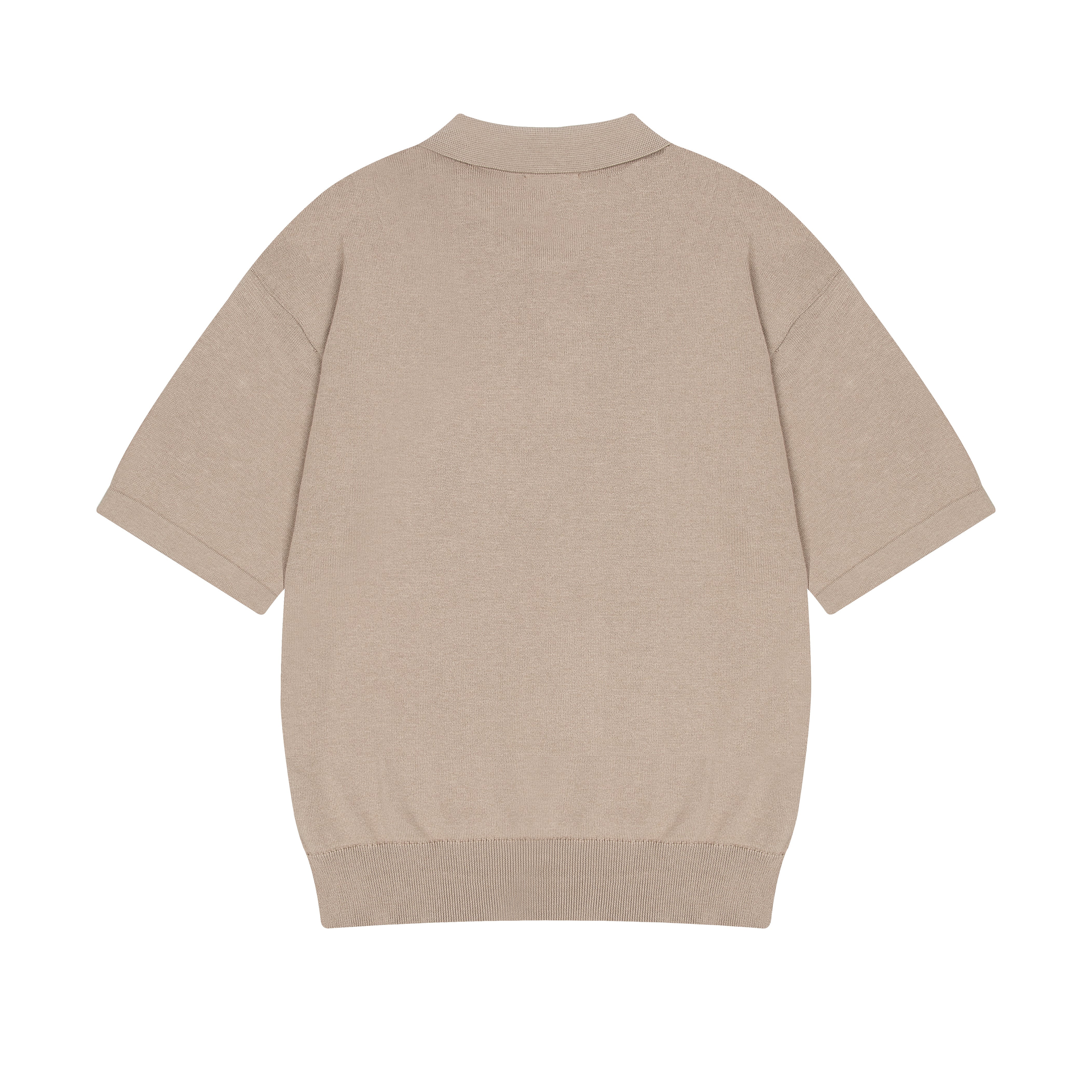 "on air" Polo knit beige