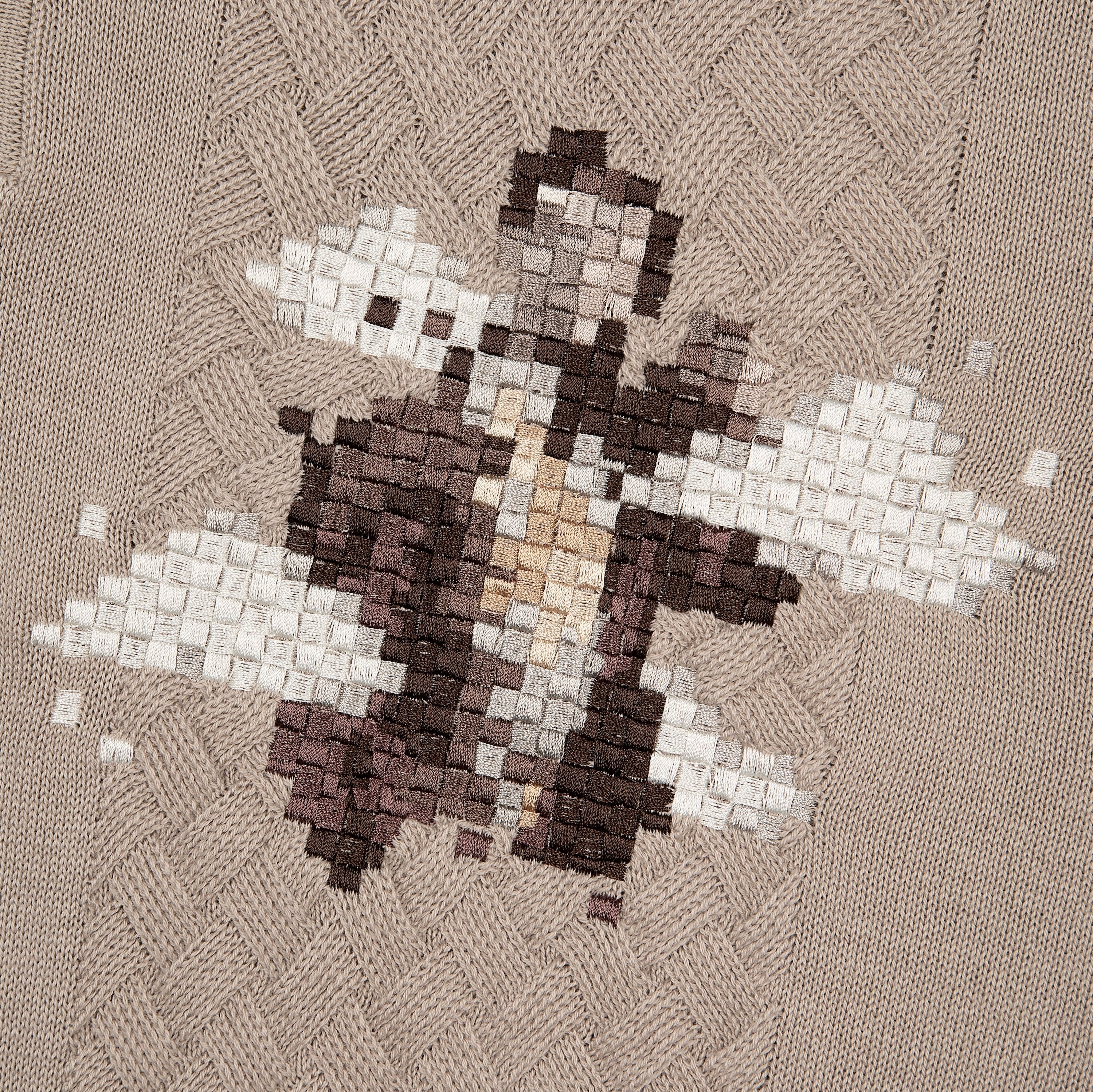 "on air" Polo knit beige