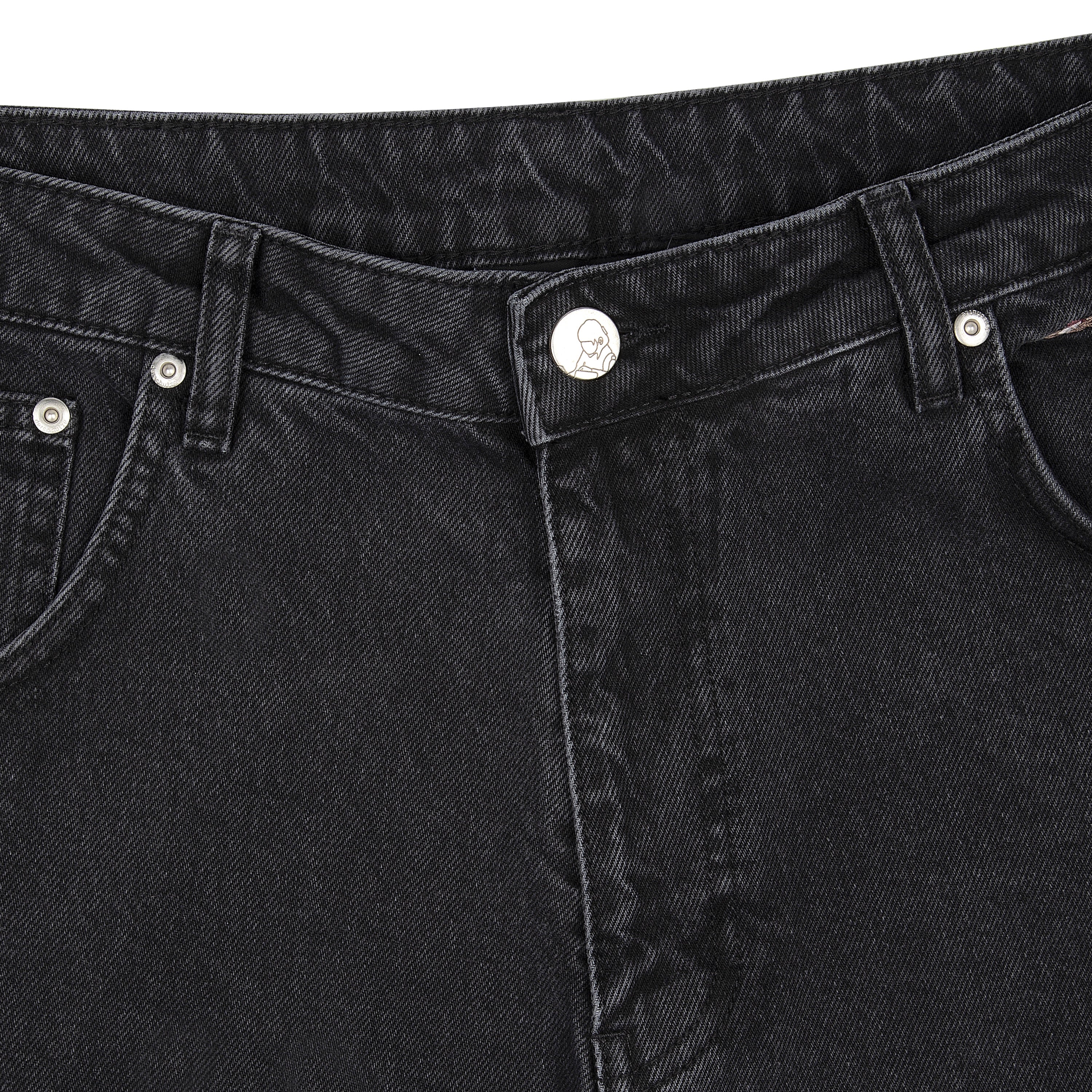"blossom v2" patchwork Denim black