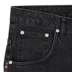"blossom v2" patchwork Denim black