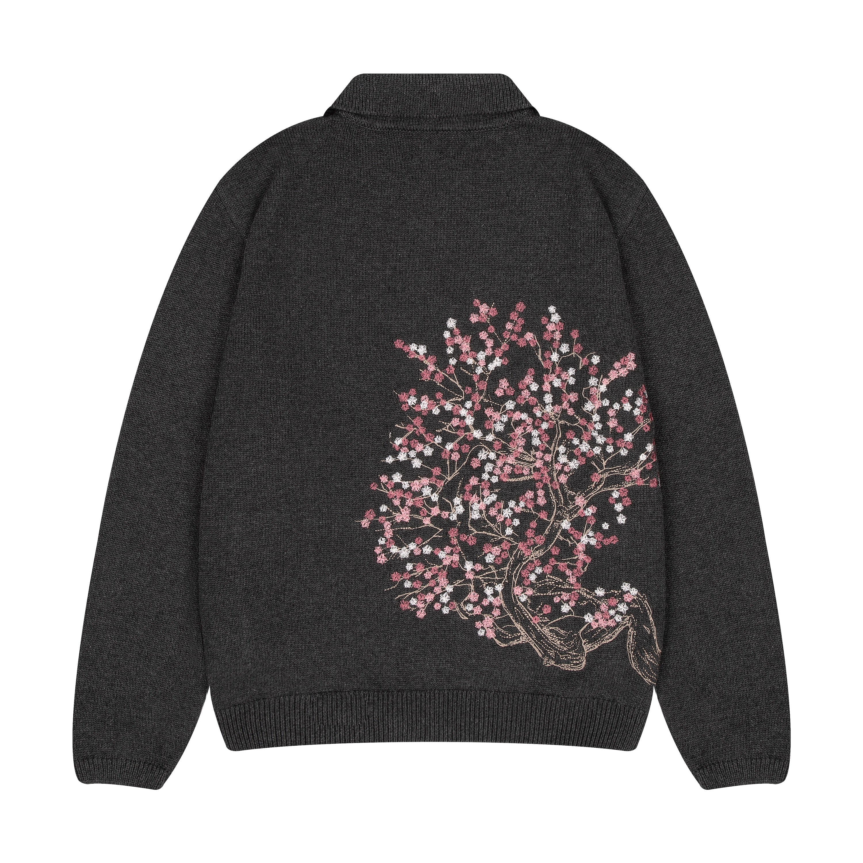 "blossom v2" polo zip Knit