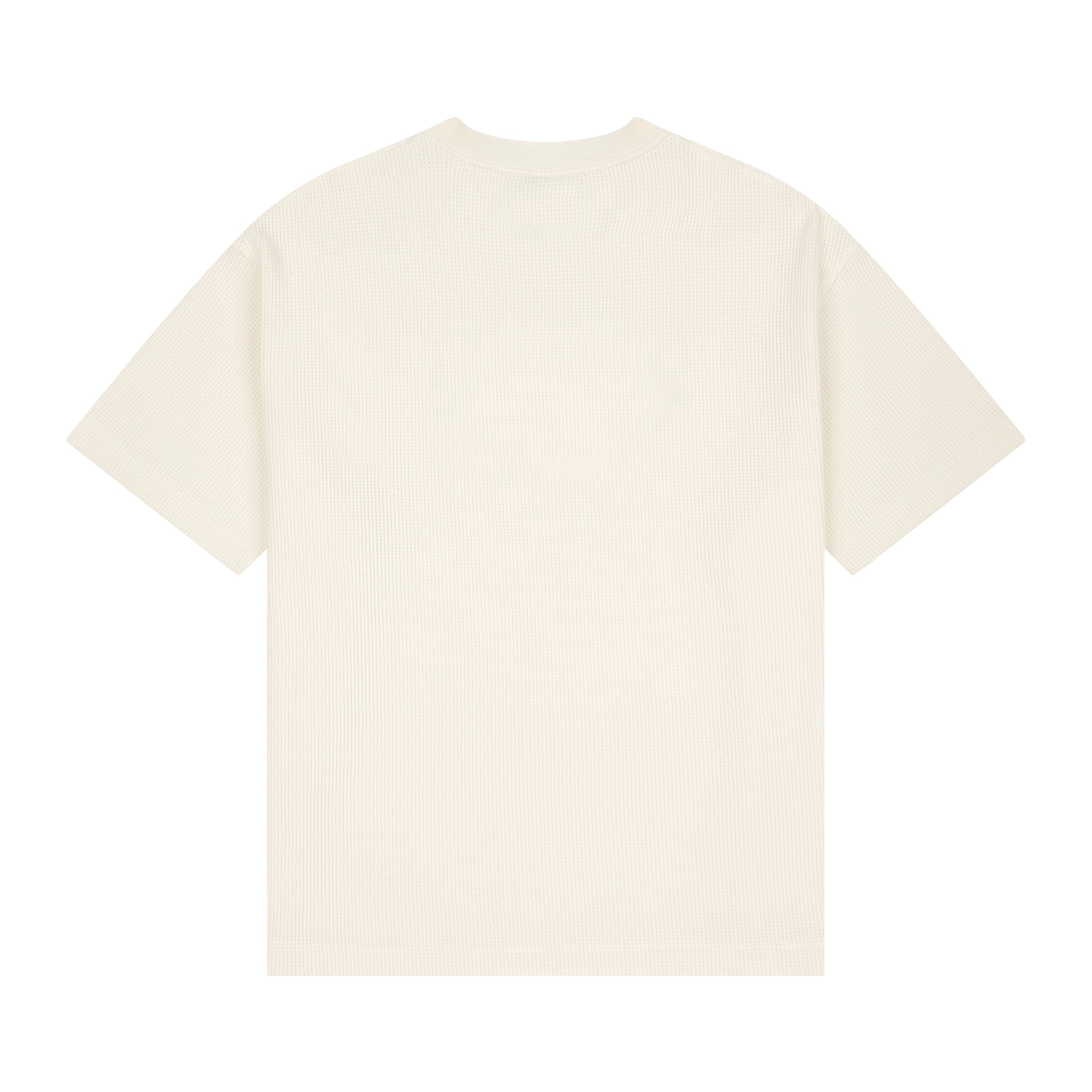 "aziza" waffle T Shirt ecru