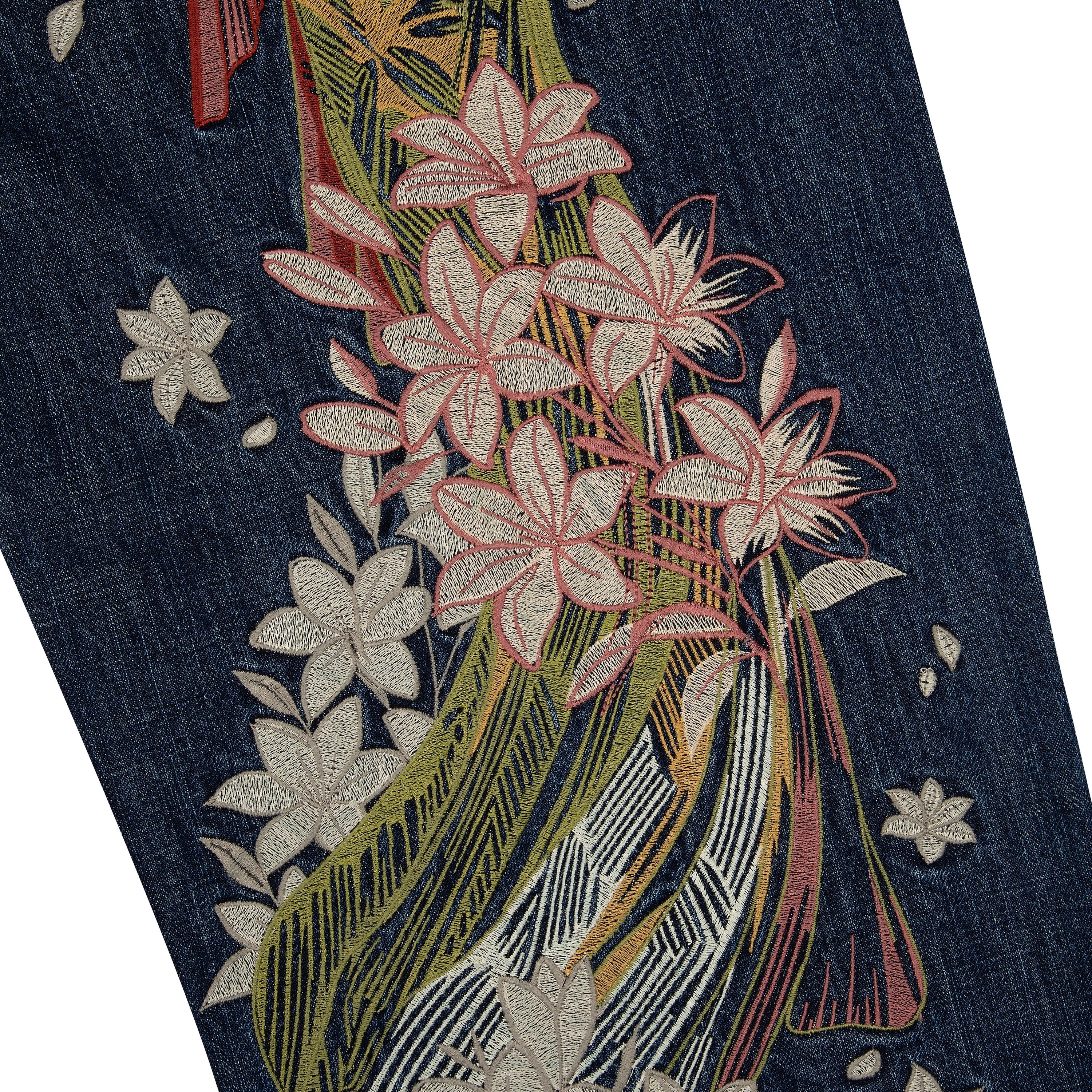 "yakuza" indigo washed Denim