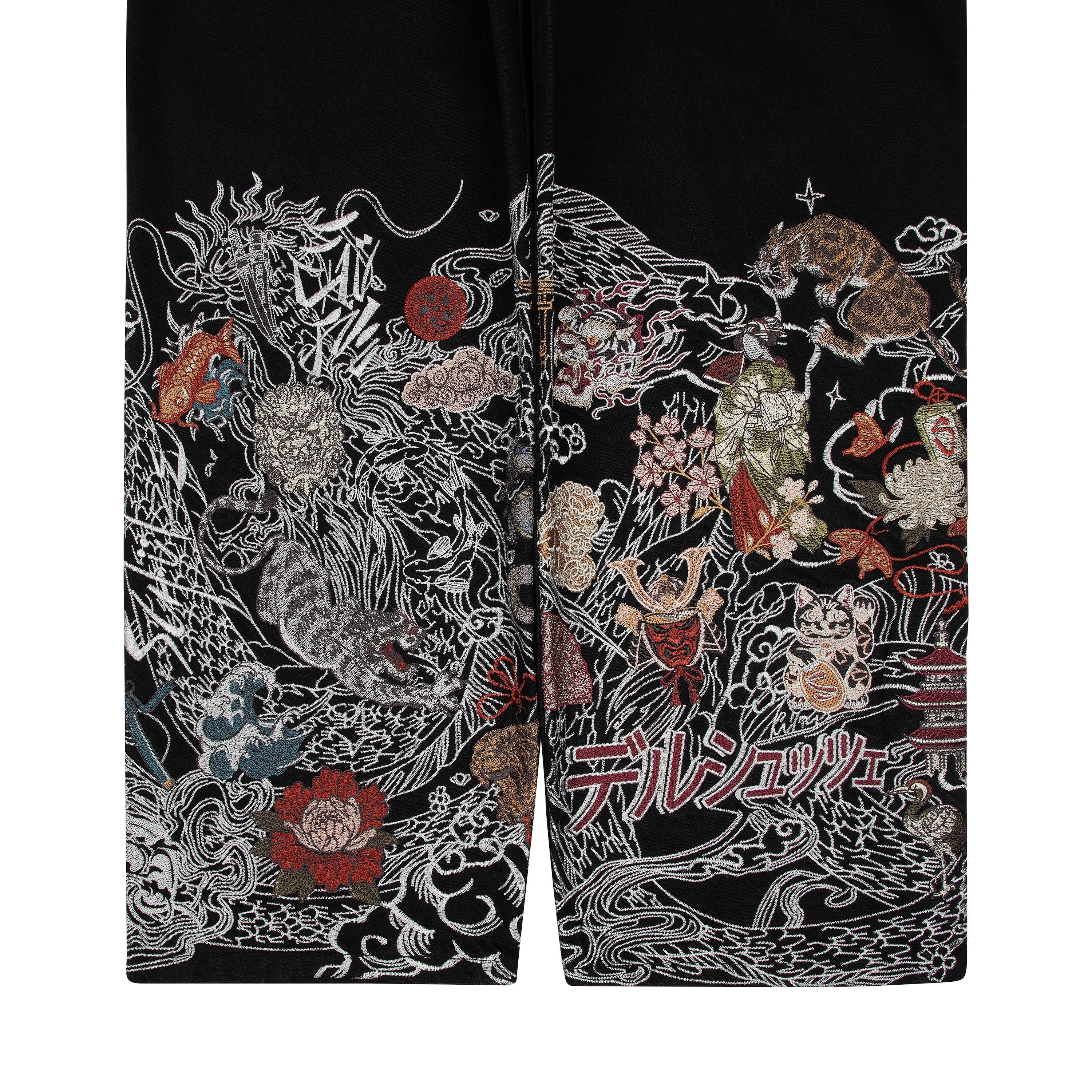 "yakuza" Denim black 02
