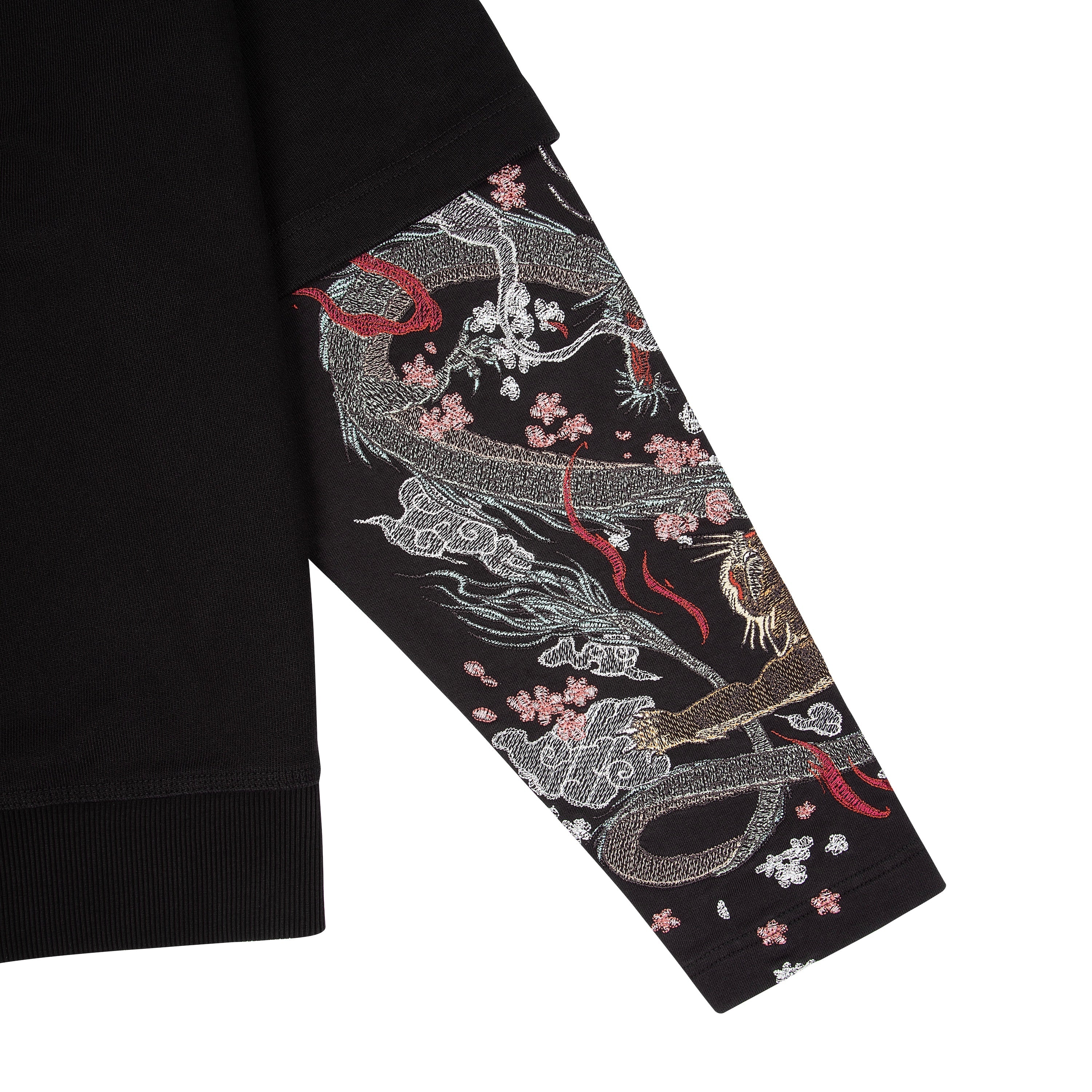 "yakuza" double sleeve Hoodie