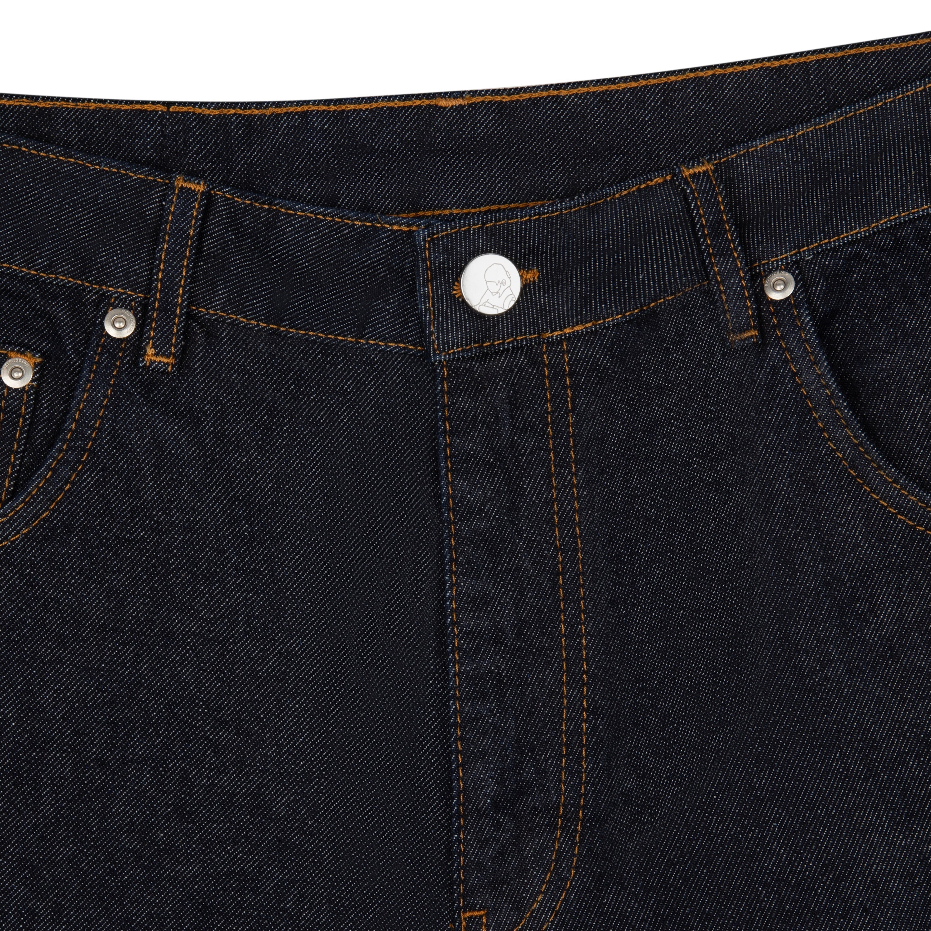"kyoto" indigo raw Denim
