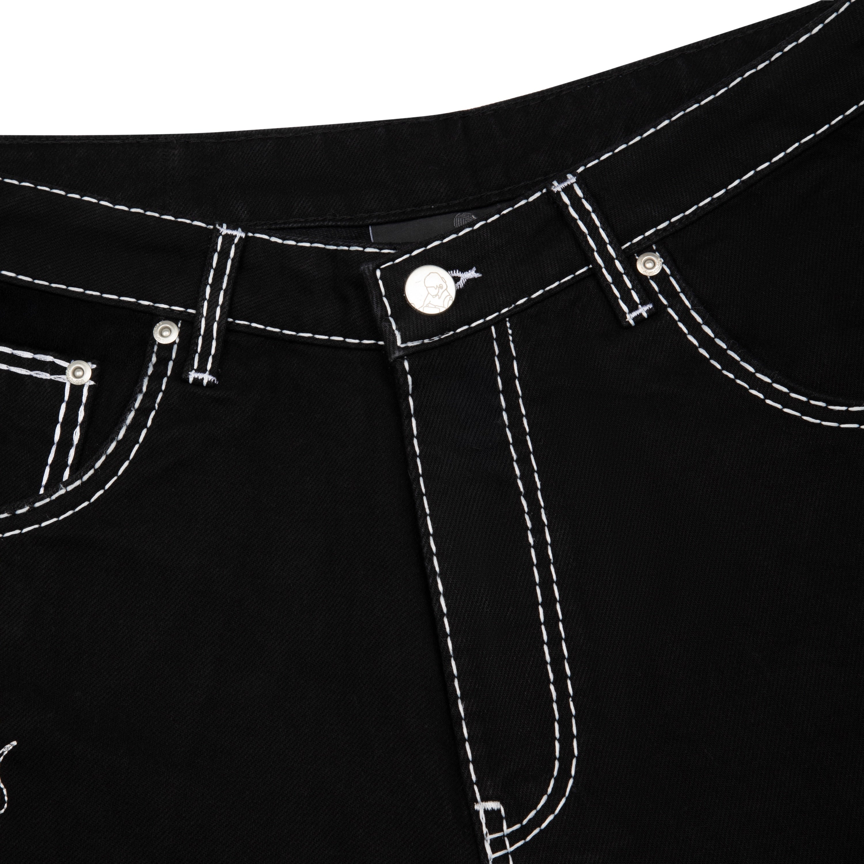 "yakuza" Jorts black 02
