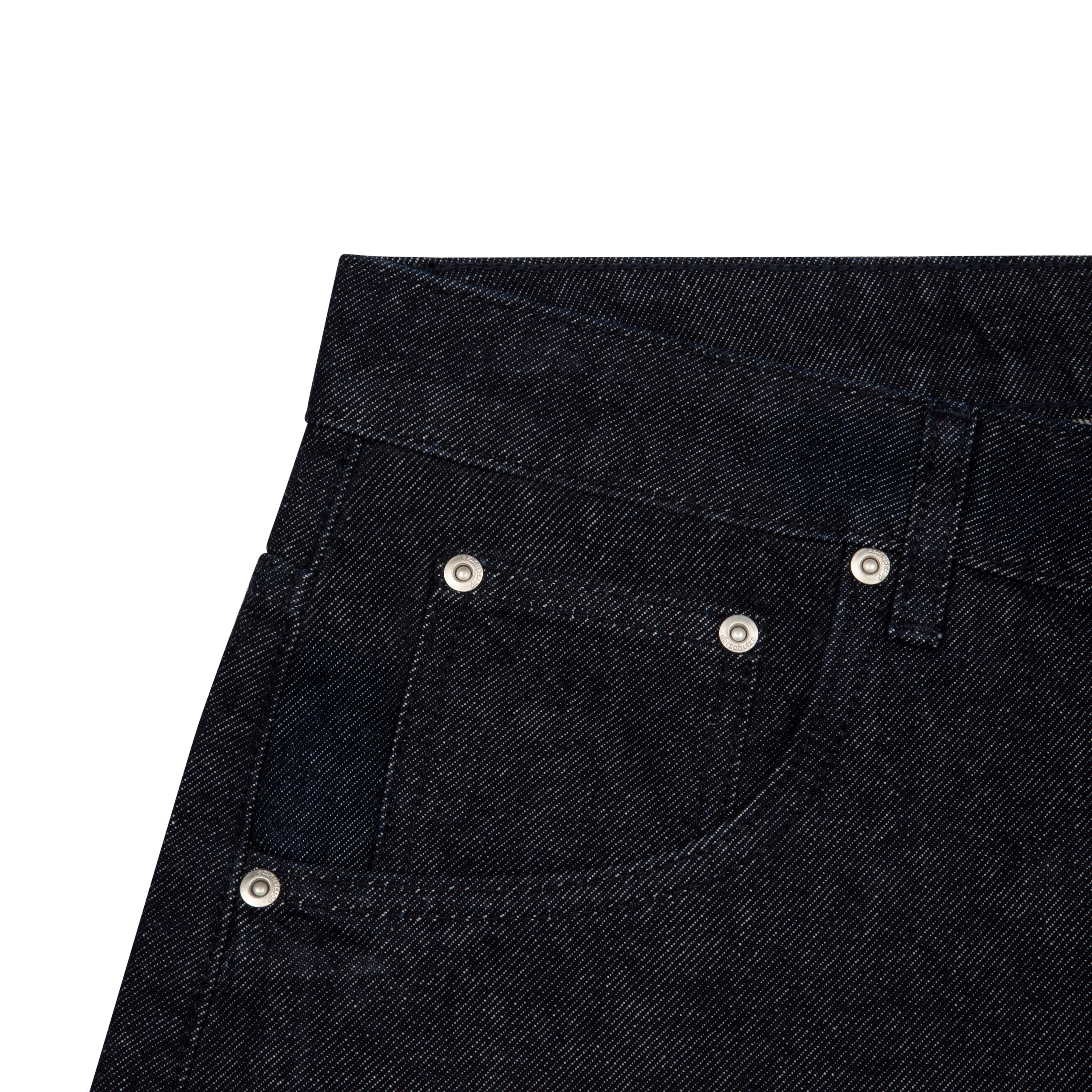"yakuza" indigo raw Jorts 02