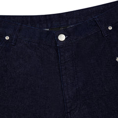 "yakuza" indigo raw Jorts 01