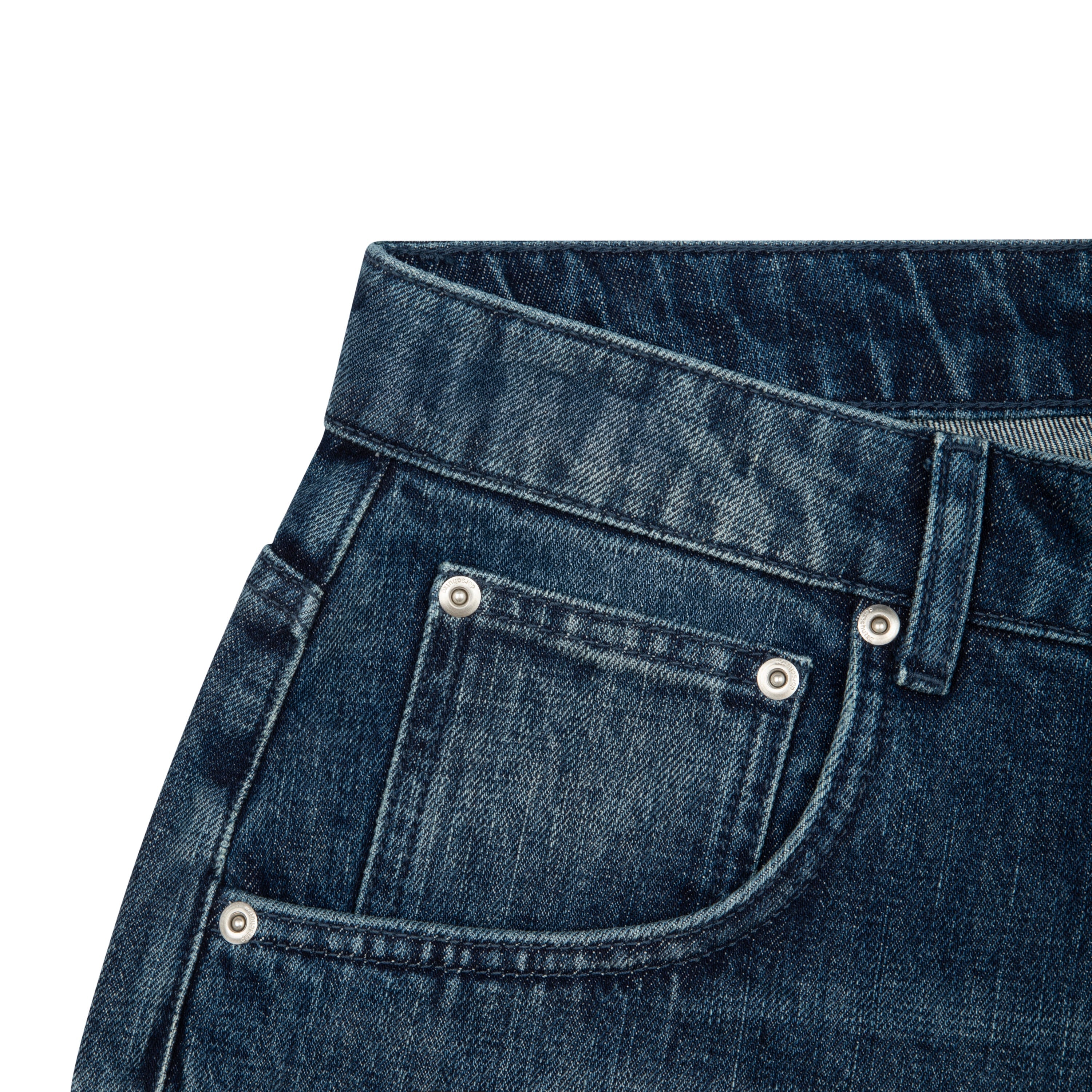 "yakuza" indigo washed Jorts 01