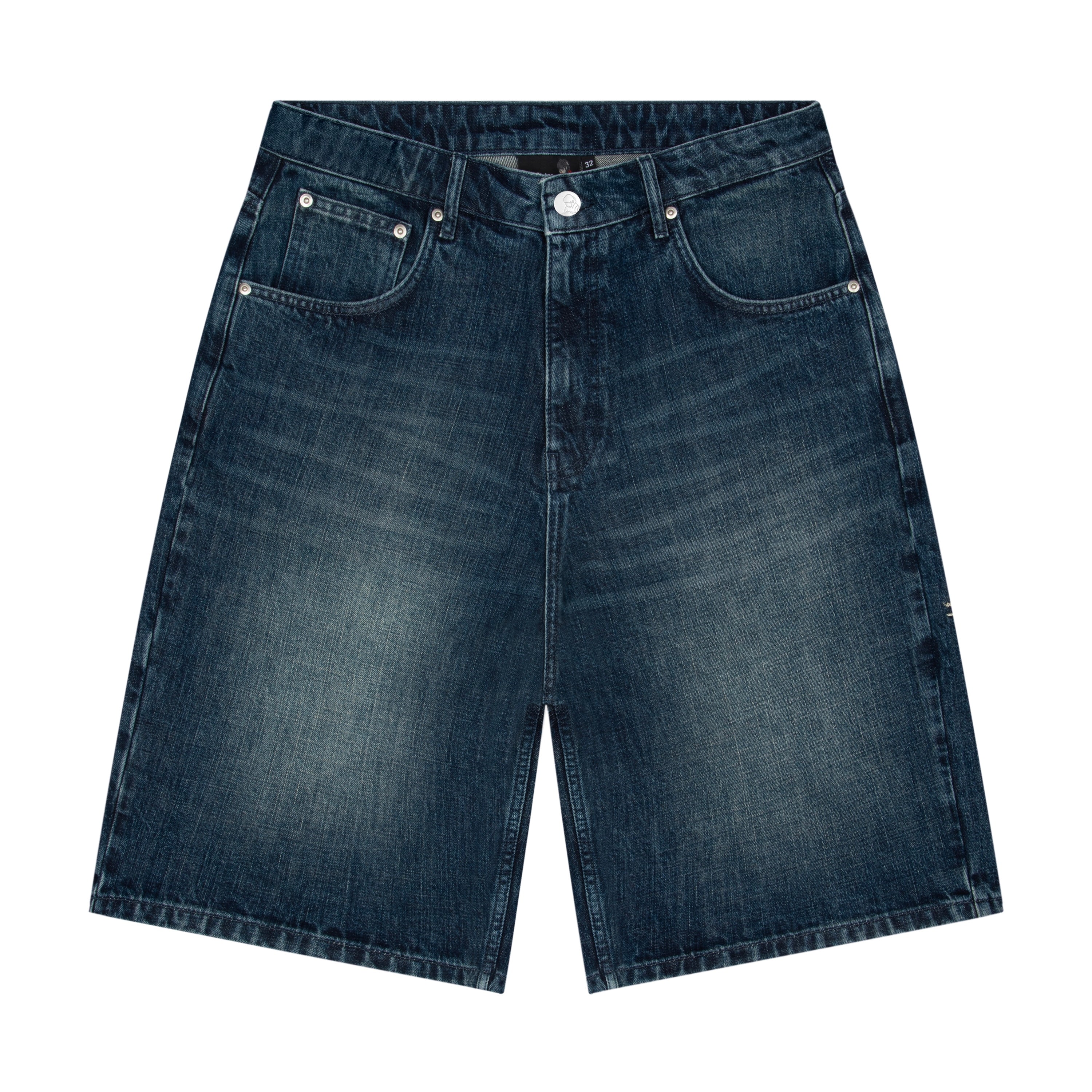 "yakuza" indigo washed Jorts 02
