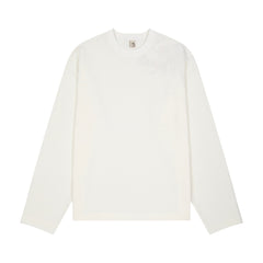 "blossom" waffle Longsleeve off white